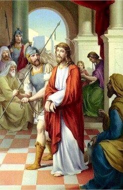 way of the cross - station 1 