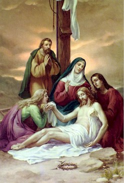 way of the cross - station 13 